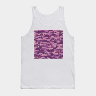 Camo Pattern - Purple Tank Top